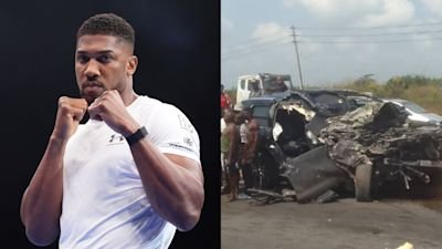 Anthony Joshua Car Crash